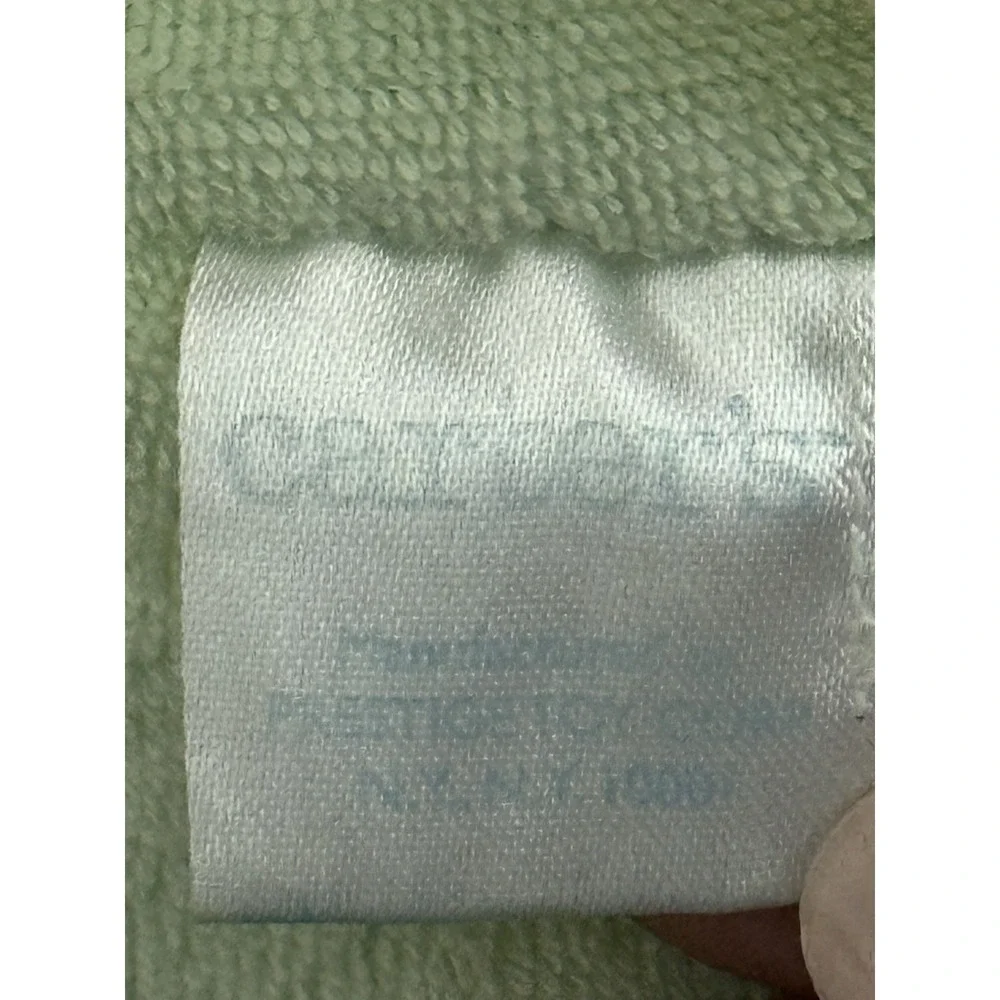 Carters Prestige Toy‎ Terry Cloth Color Block Plush Duck Sweet Baby Rattle 76116